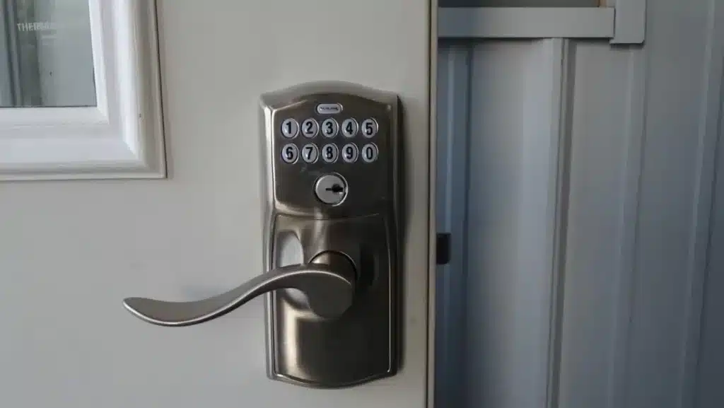 How To Lock Schlage Keypad From Inside