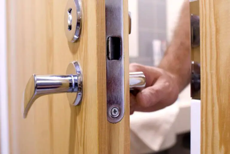 How To Unlock Bathroom Door Push Button Lock