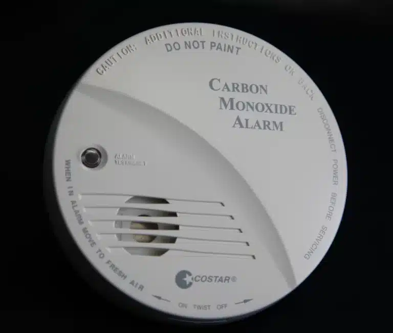 Where should you place a carbon monoxide detector