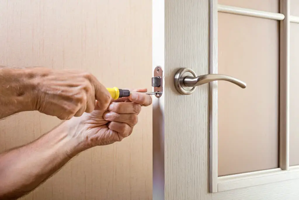 How To Make Hole In Door For Lock