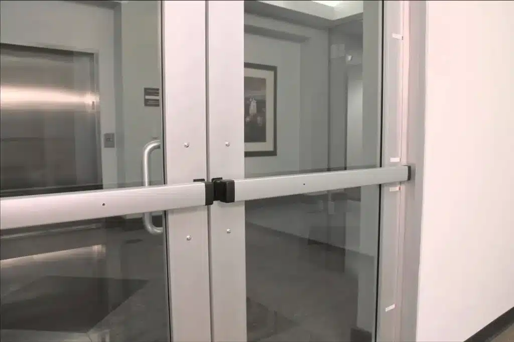 How To Lock A Push Bar Door