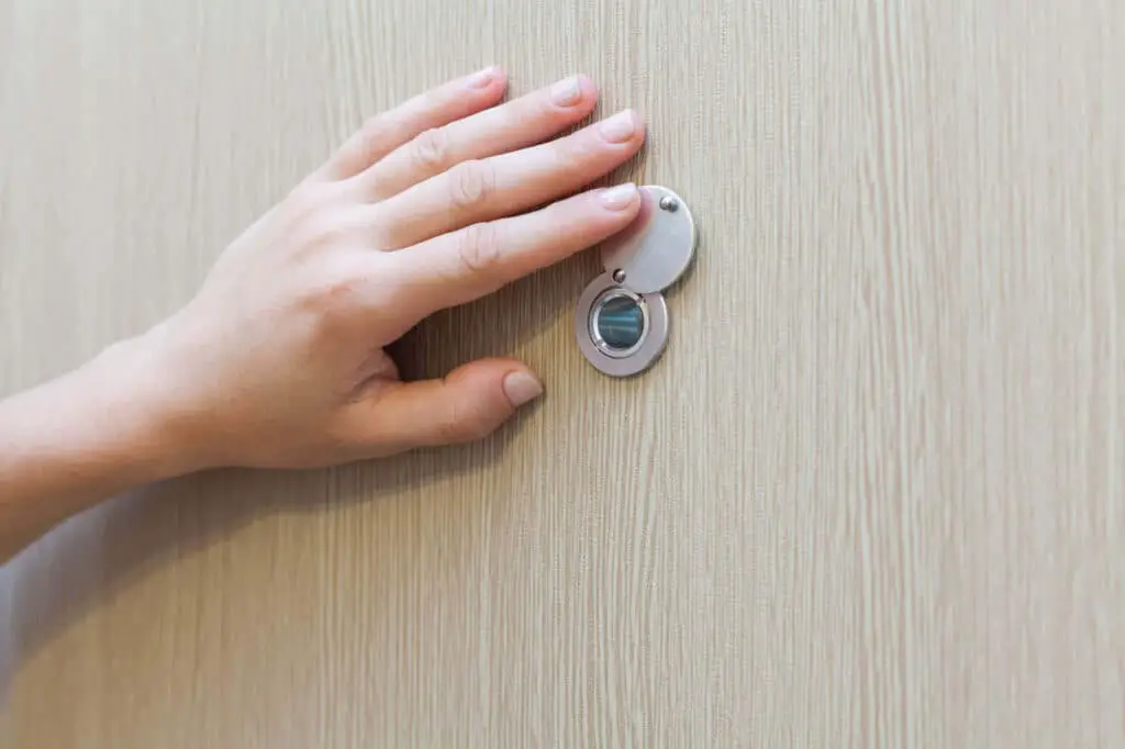 How To Install Peephole In Metal Door