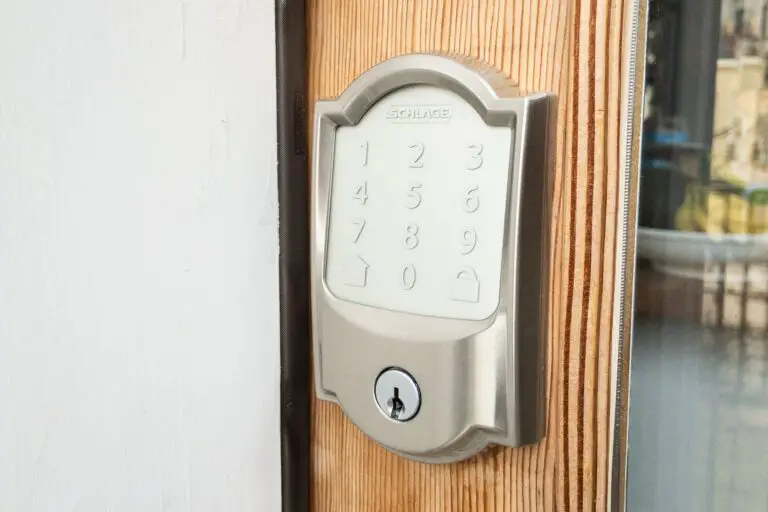 How To Lock A Schlage Keyless Entry Door