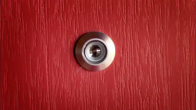 How To Remove Peephole From Door