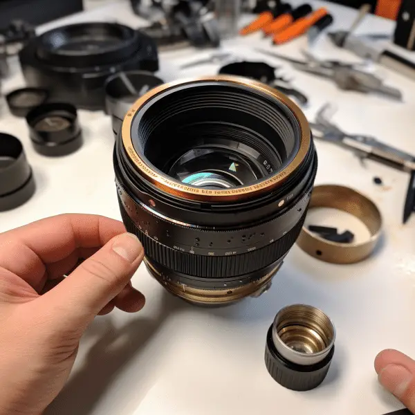 clean Ring camera lens