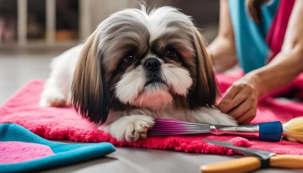 Home Grooming Shih Tzu