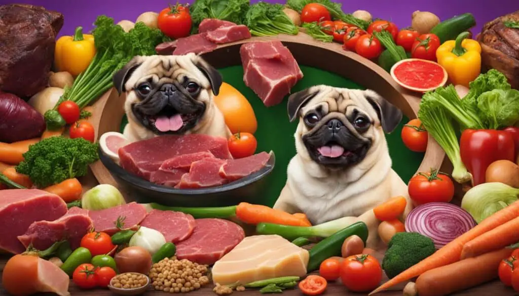 Raw food diet for Pugs