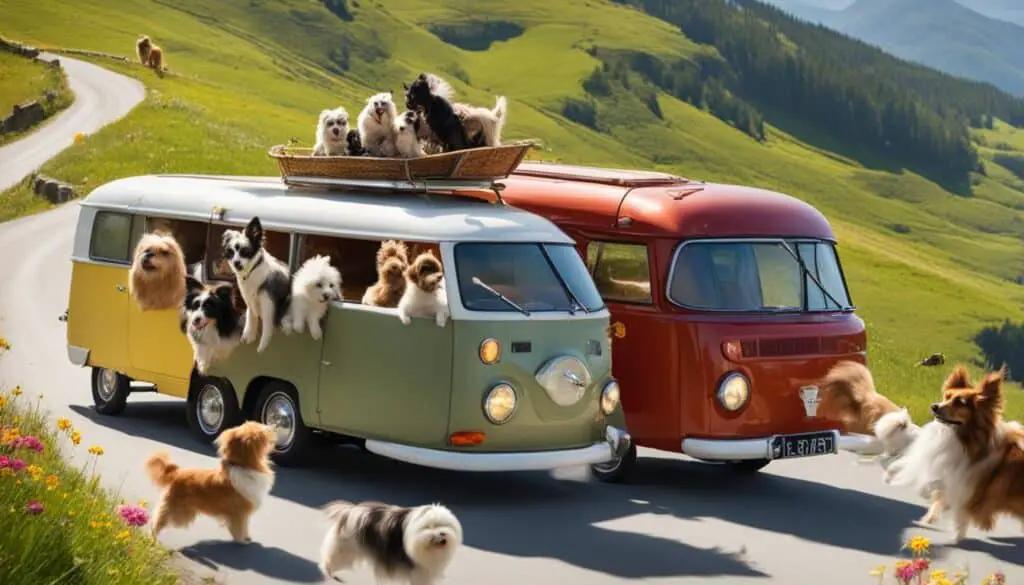 Road trip with dogs