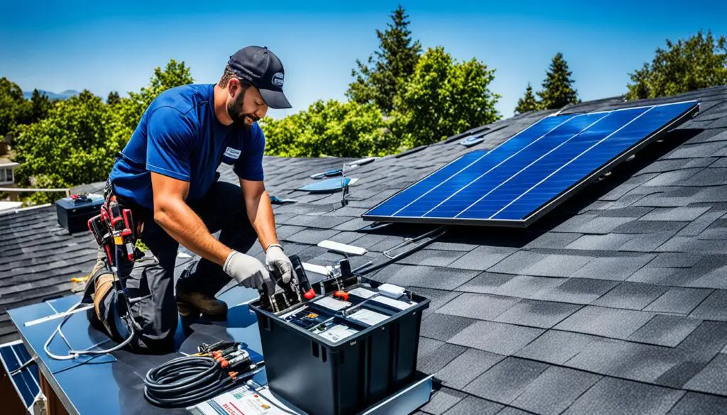 solar water heater installation and maintenance